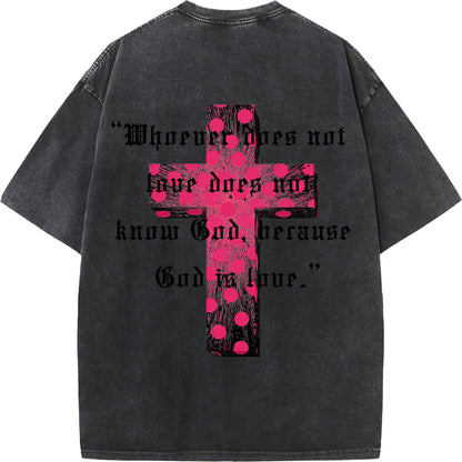 ✨ Love & Faith Statement Cross T-Shirt - Bold Inspiration for Every Day ✨