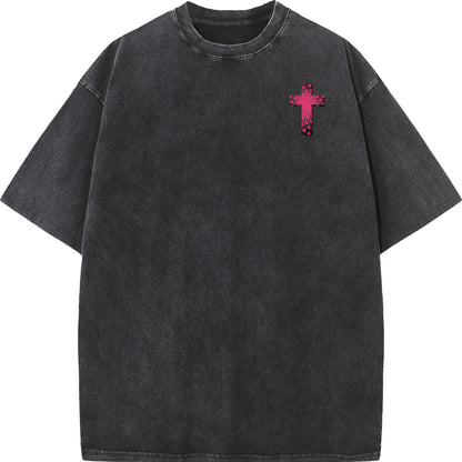 ✨ Love & Faith Statement Cross T-Shirt - Bold Inspiration for Every Day ✨