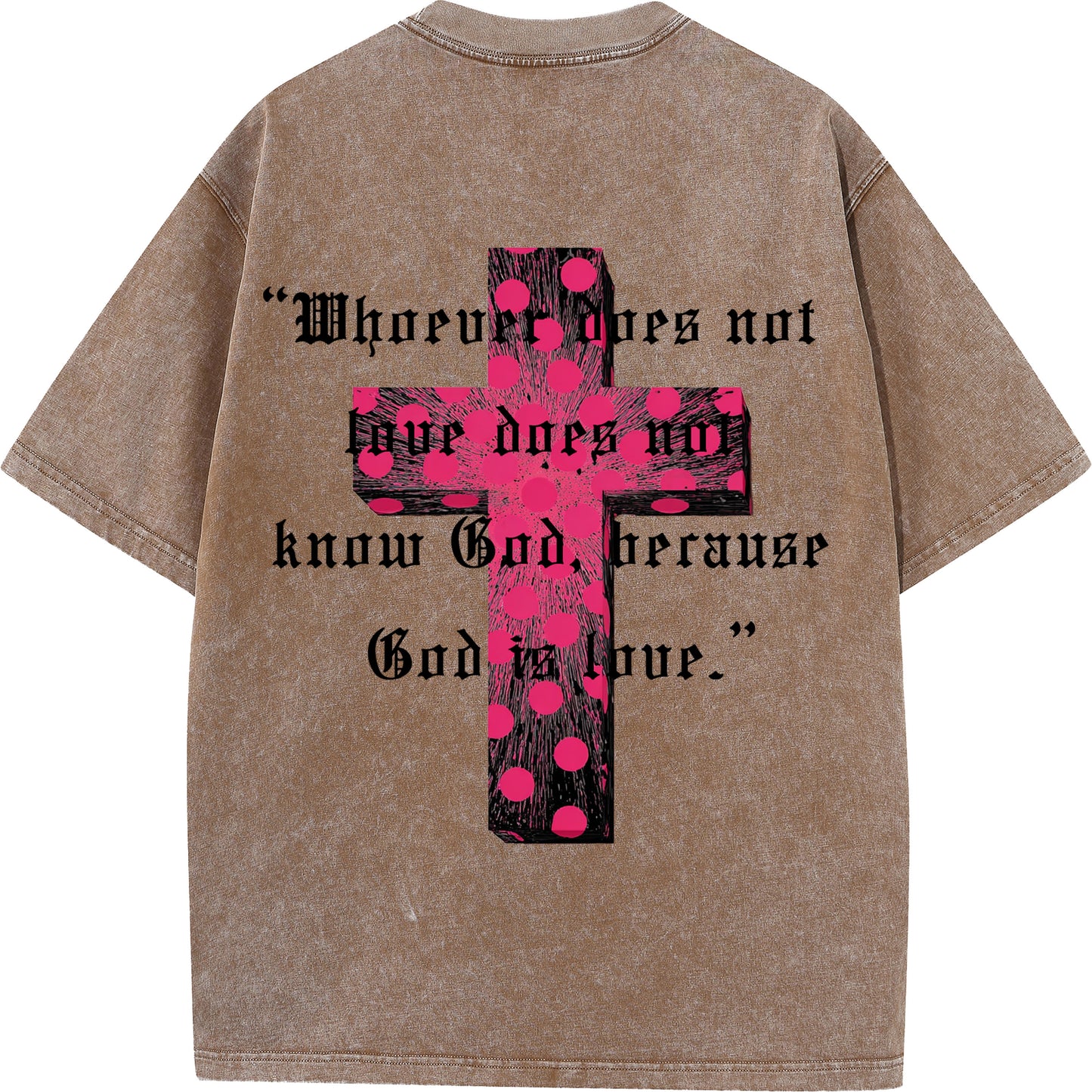 ✨ Love & Faith Statement Cross T-Shirt - Bold Inspiration for Every Day ✨