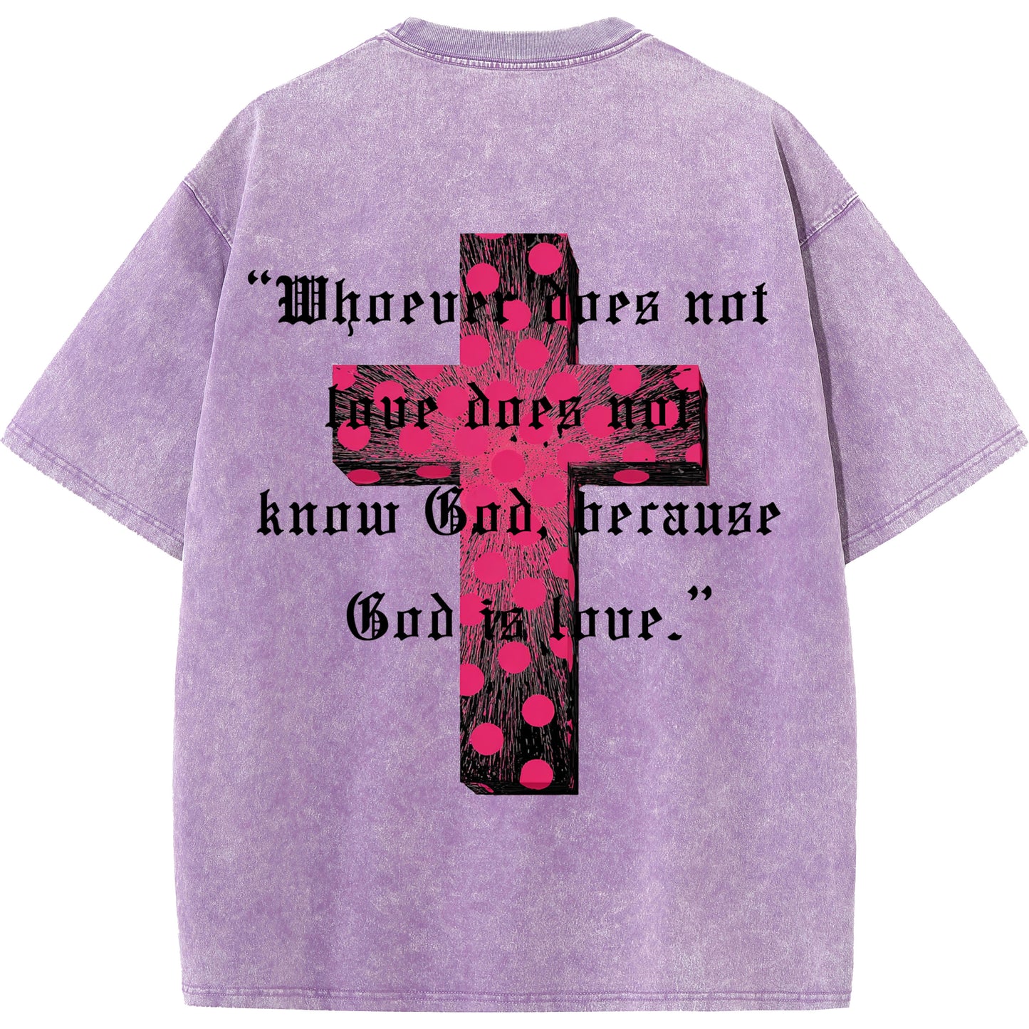 ✨ Love & Faith Statement Cross T-Shirt - Bold Inspiration for Every Day ✨