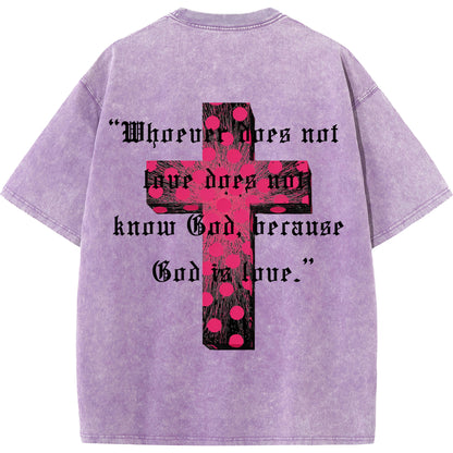 ✨ Love & Faith Statement Cross T-Shirt - Bold Inspiration for Every Day ✨