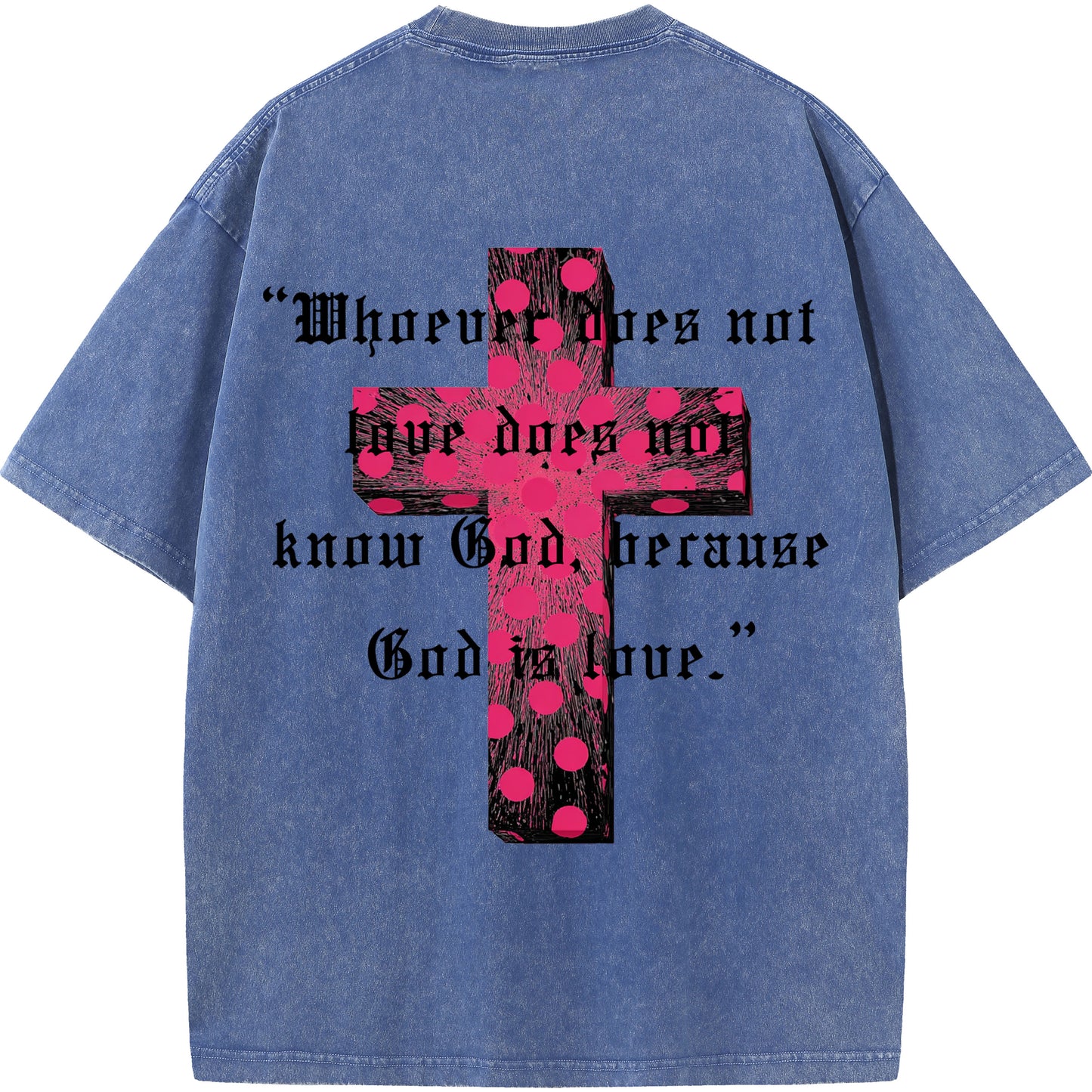 ✨ Love & Faith Statement Cross T-Shirt - Bold Inspiration for Every Day ✨