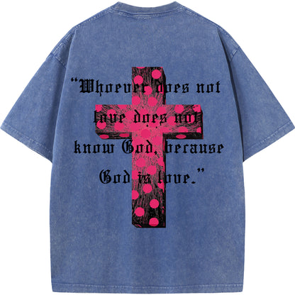 ✨ Love & Faith Statement Cross T-Shirt - Bold Inspiration for Every Day ✨