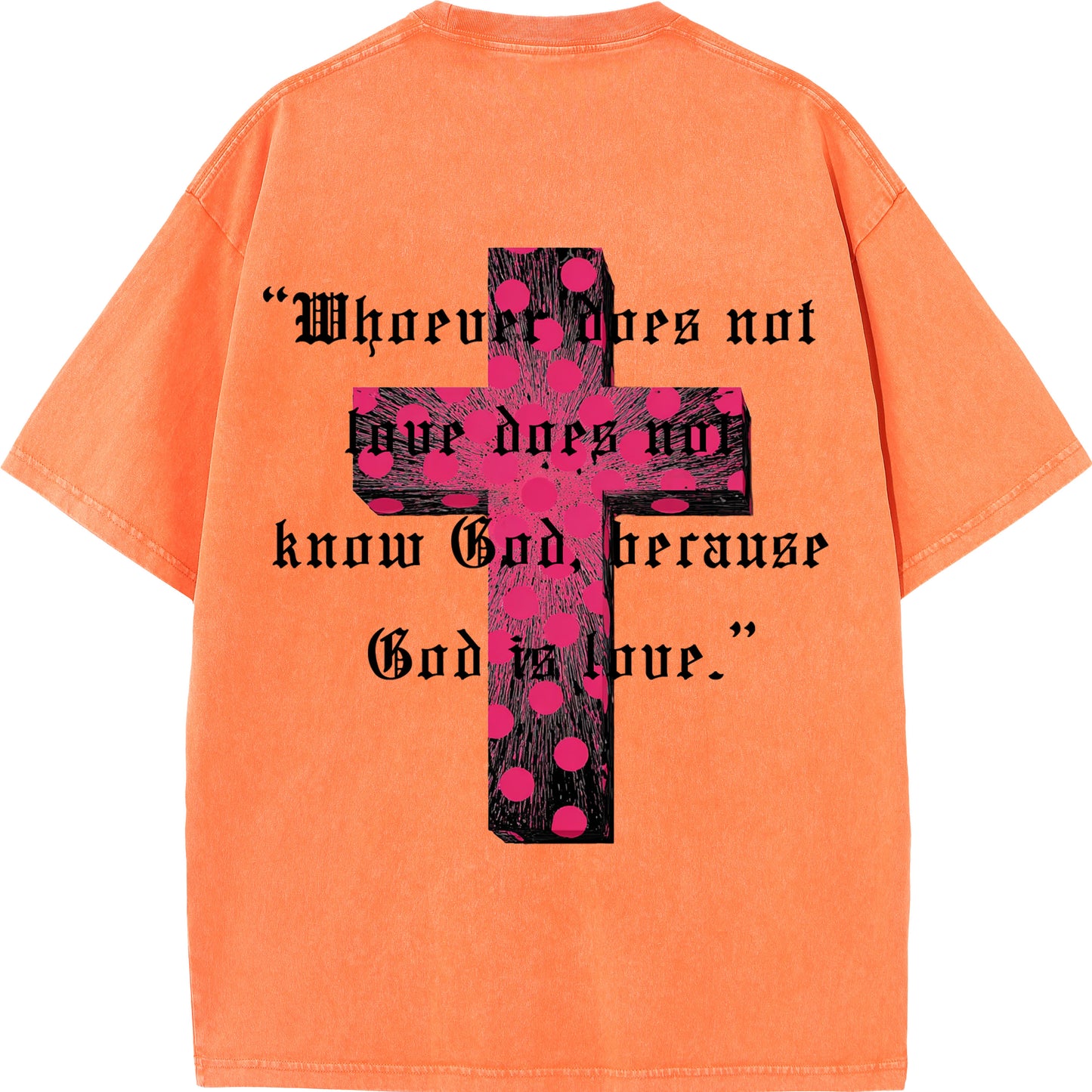 ✨ Love & Faith Statement Cross T-Shirt - Bold Inspiration for Every Day ✨