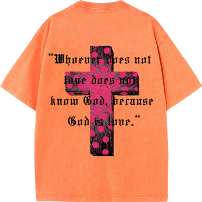 ✨ Love & Faith Statement Cross T-Shirt - Bold Inspiration for Every Day ✨