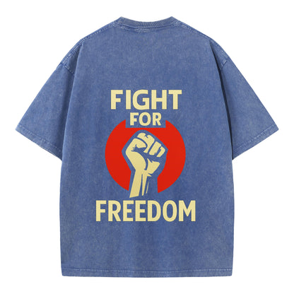 Fight for Freedom Vintage Graphic Tee