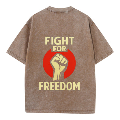 Fight for Freedom Vintage Graphic Tee