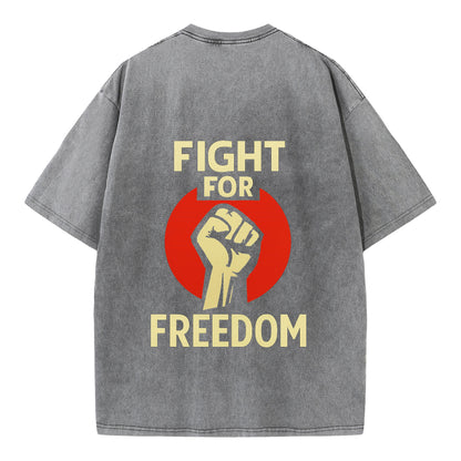 Fight for Freedom Vintage Graphic Tee