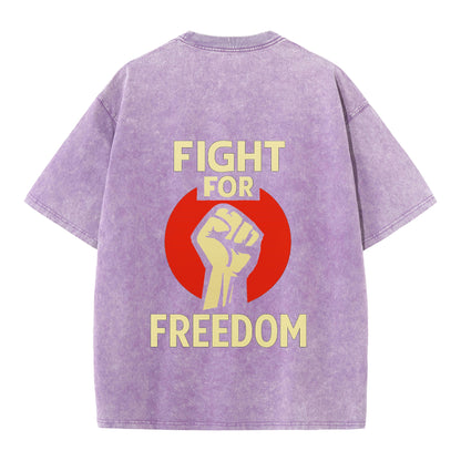 Fight for Freedom Vintage Graphic Tee