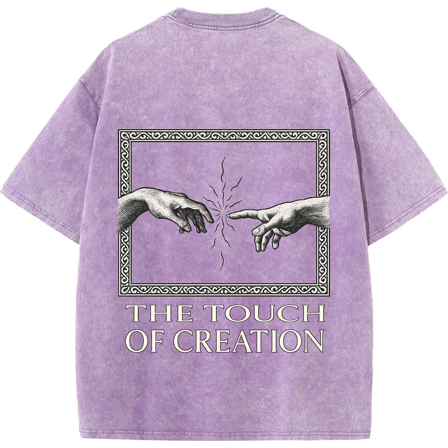 "The Touch of Creation – Vintage Oversized Tee"