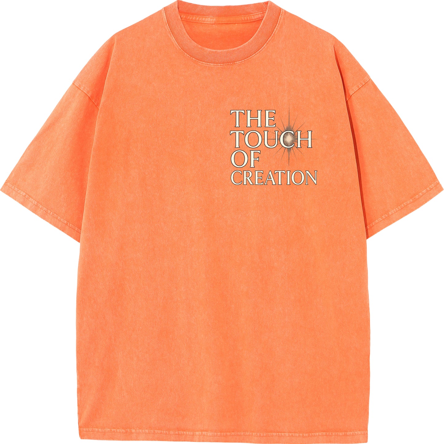 "The Touch of Creation – Vintage Oversized Tee"