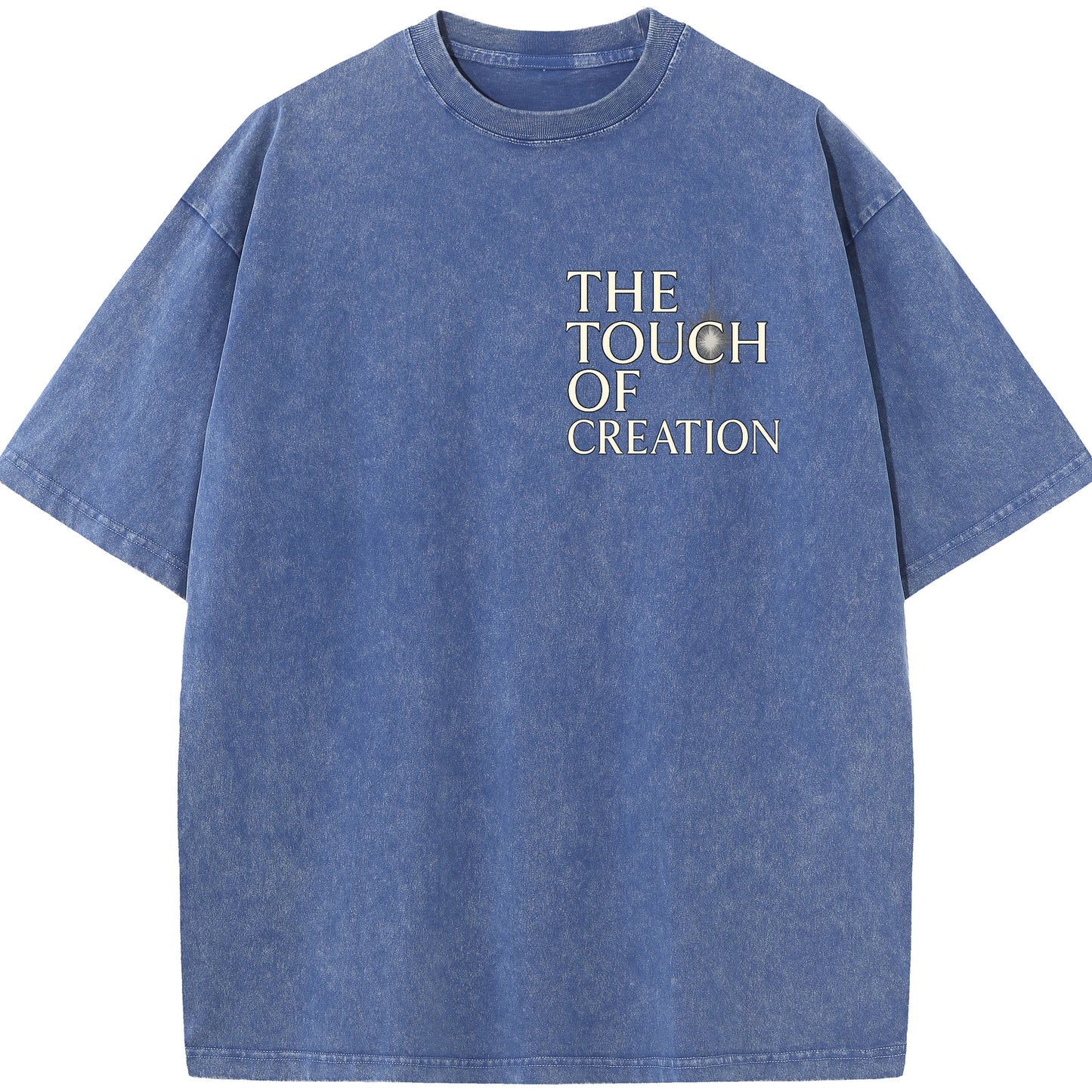 "The Touch of Creation – Vintage Oversized Tee"