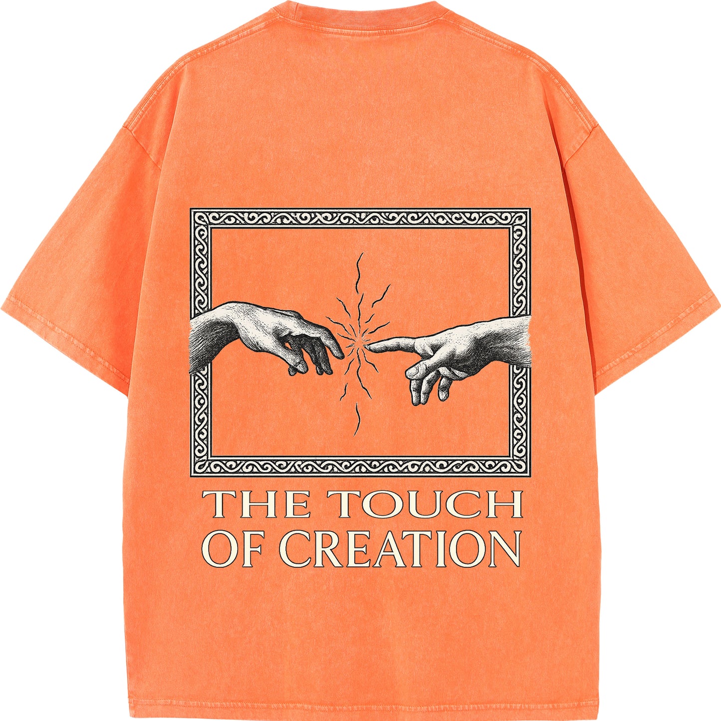 "The Touch of Creation – Vintage Oversized Tee"