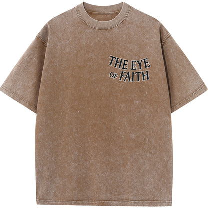"The Eye of Faith – Oversized Washed Tee"