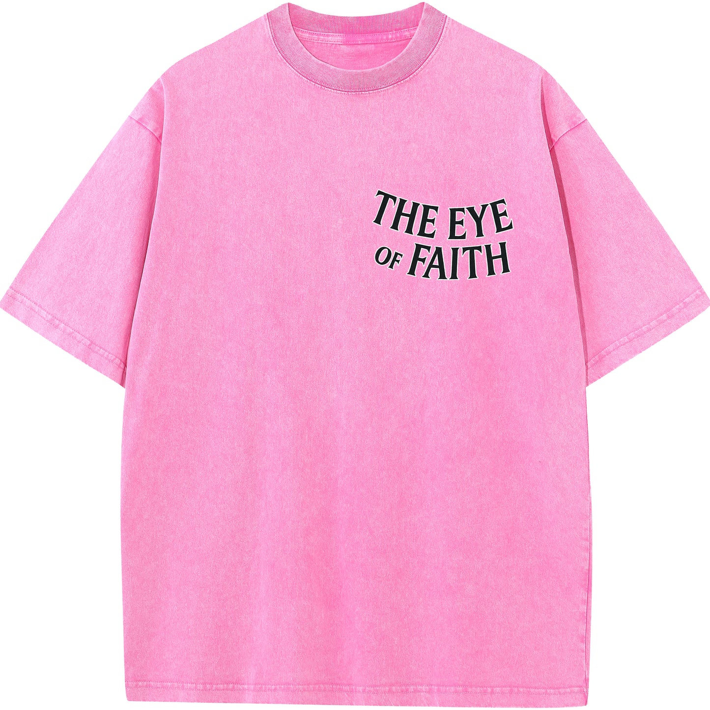 "The Eye of Faith – Oversized Washed Tee"
