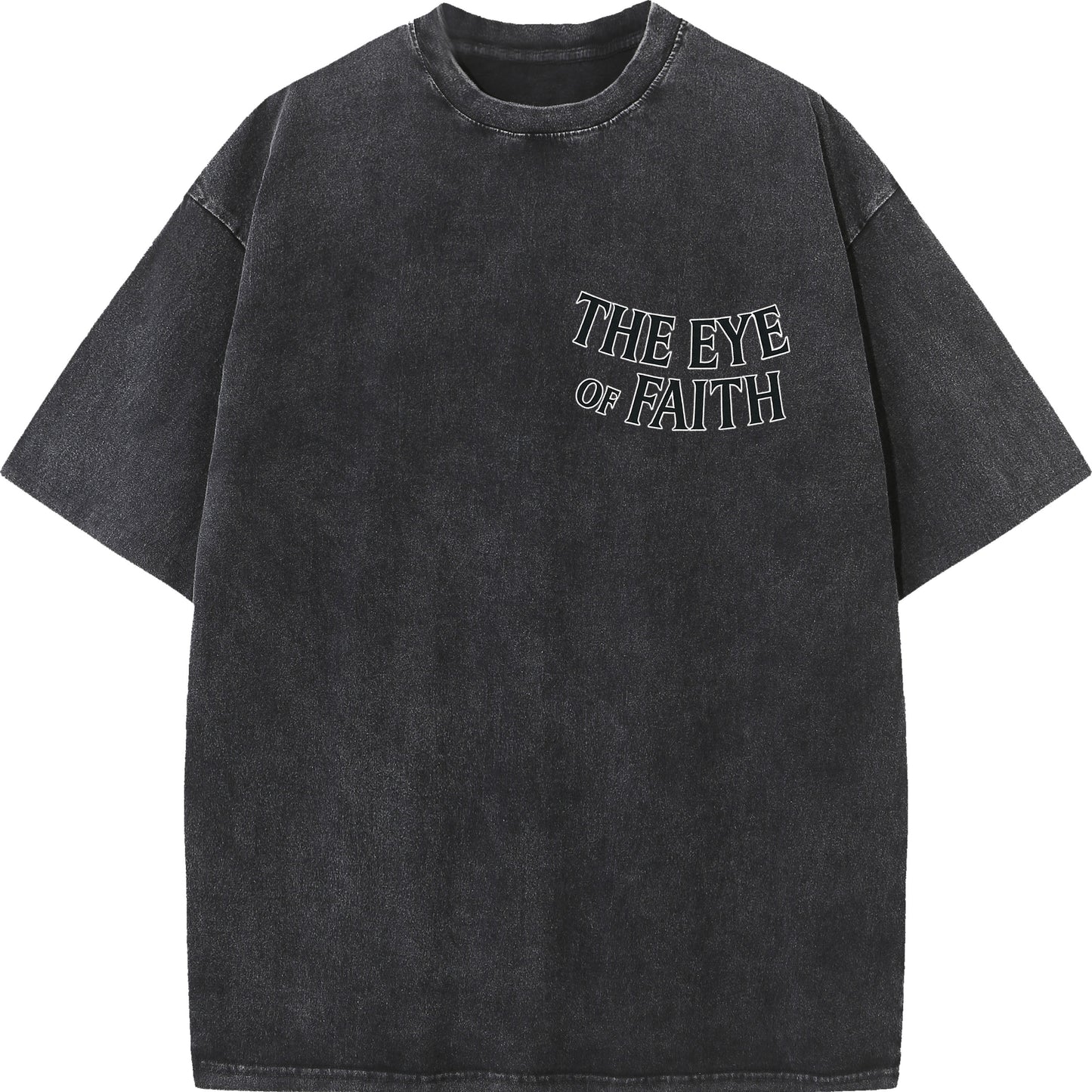 "The Eye of Faith – Oversized Washed Tee"