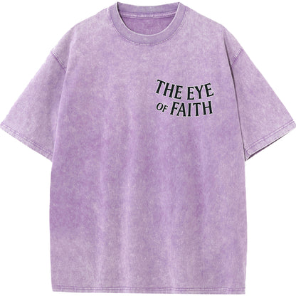 "The Eye of Faith – Oversized Washed Tee"