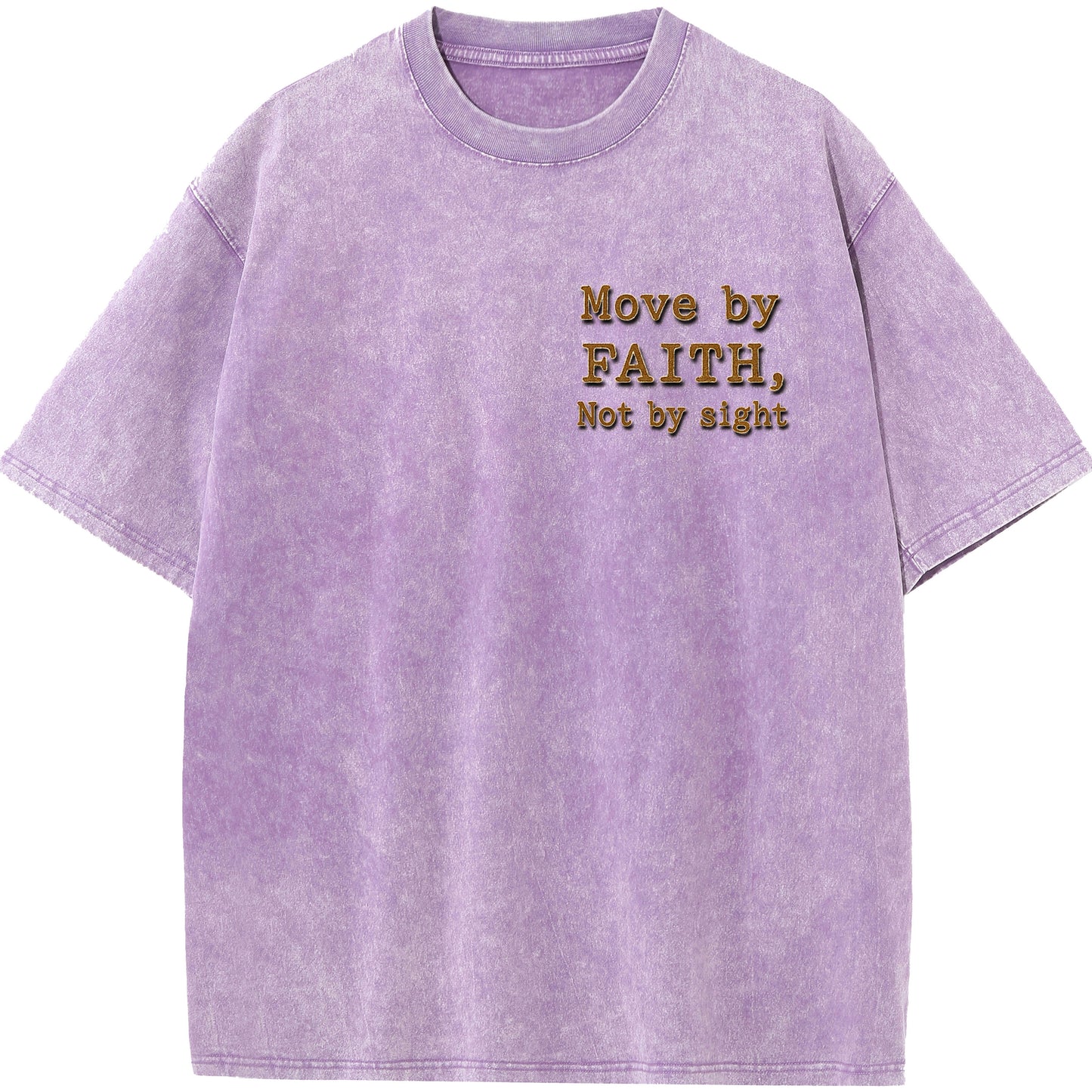 "Move by Faith – Washed Oversized Tee"