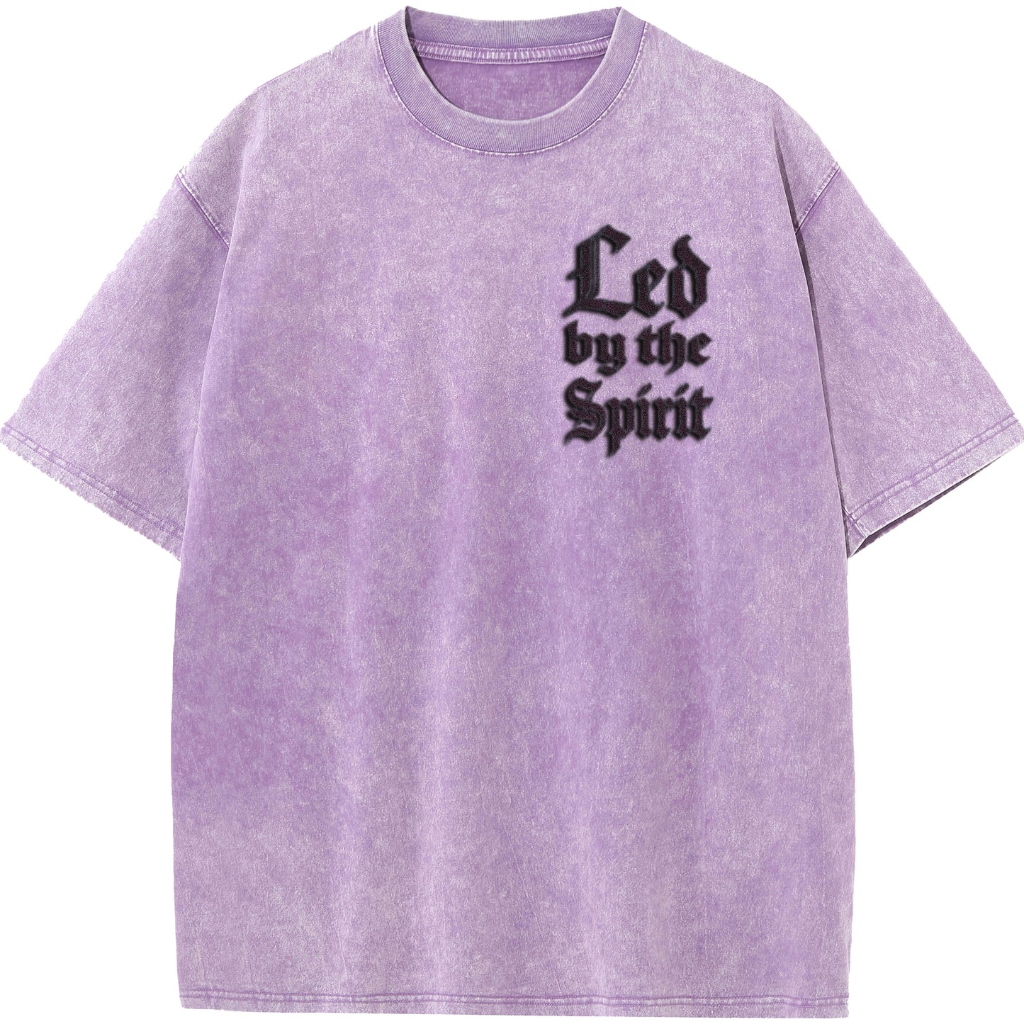 Vintage "Led by the Spirit" Jesus Graphic Oversized T-Shirt