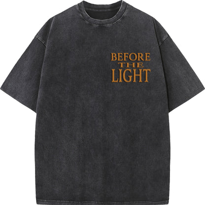 "Before The Light, There Is Prayer" Vintage Christian Graphic Tee