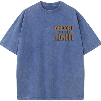 "Before The Light, There Is Prayer" Vintage Christian Graphic Tee