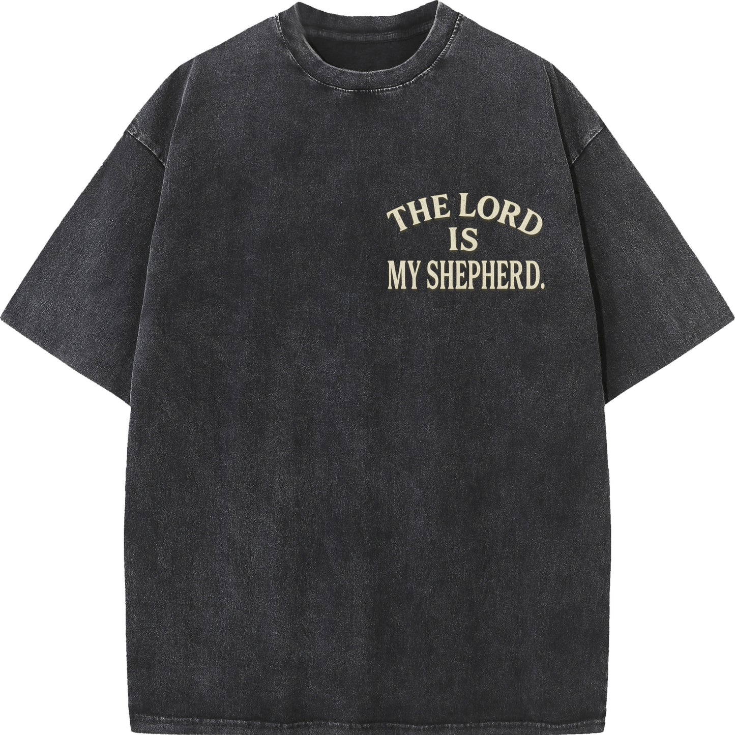 "The Lord Is My Shepherd" Vintage Psalm 23 Christian Tee