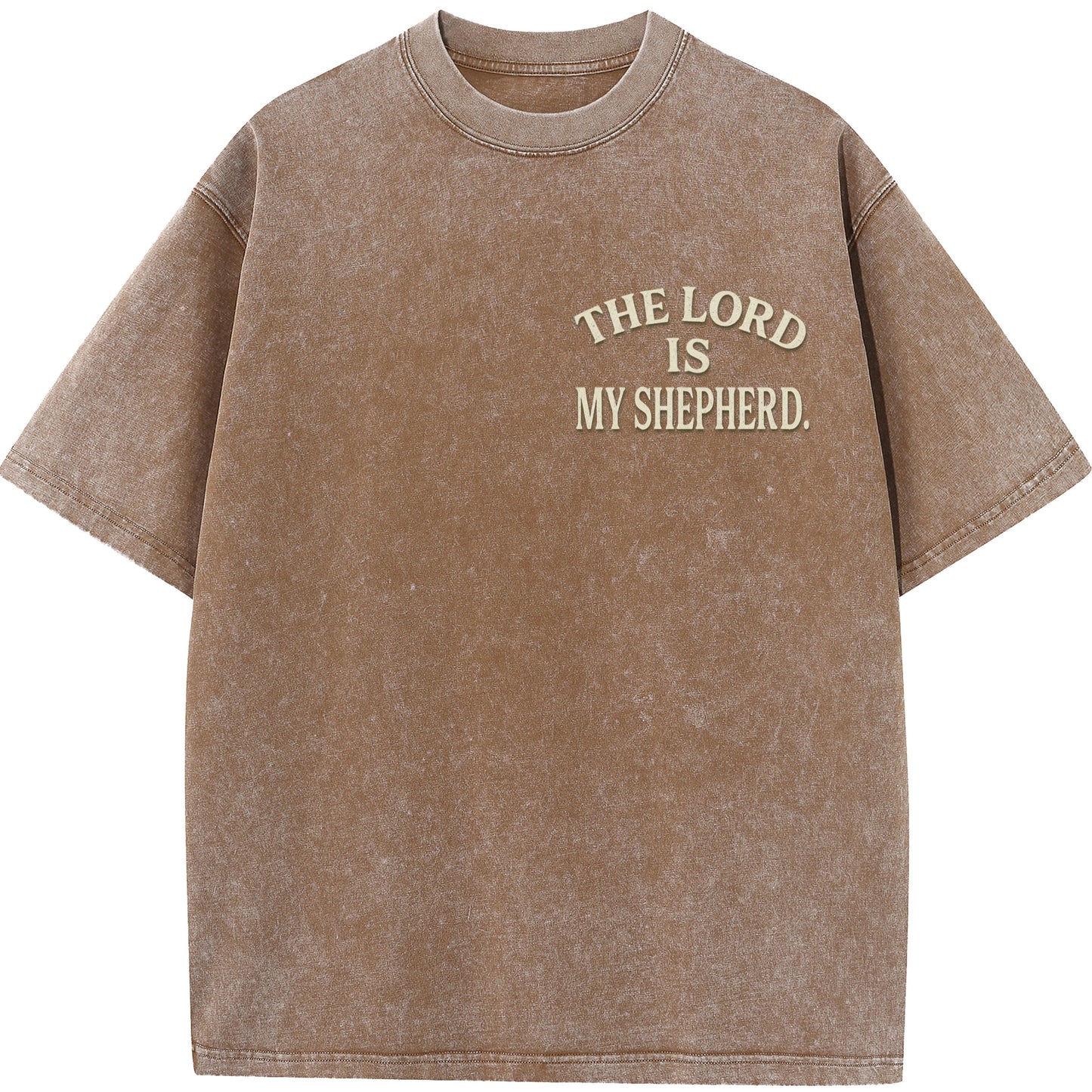 "The Lord Is My Shepherd" Vintage Psalm 23 Christian Tee