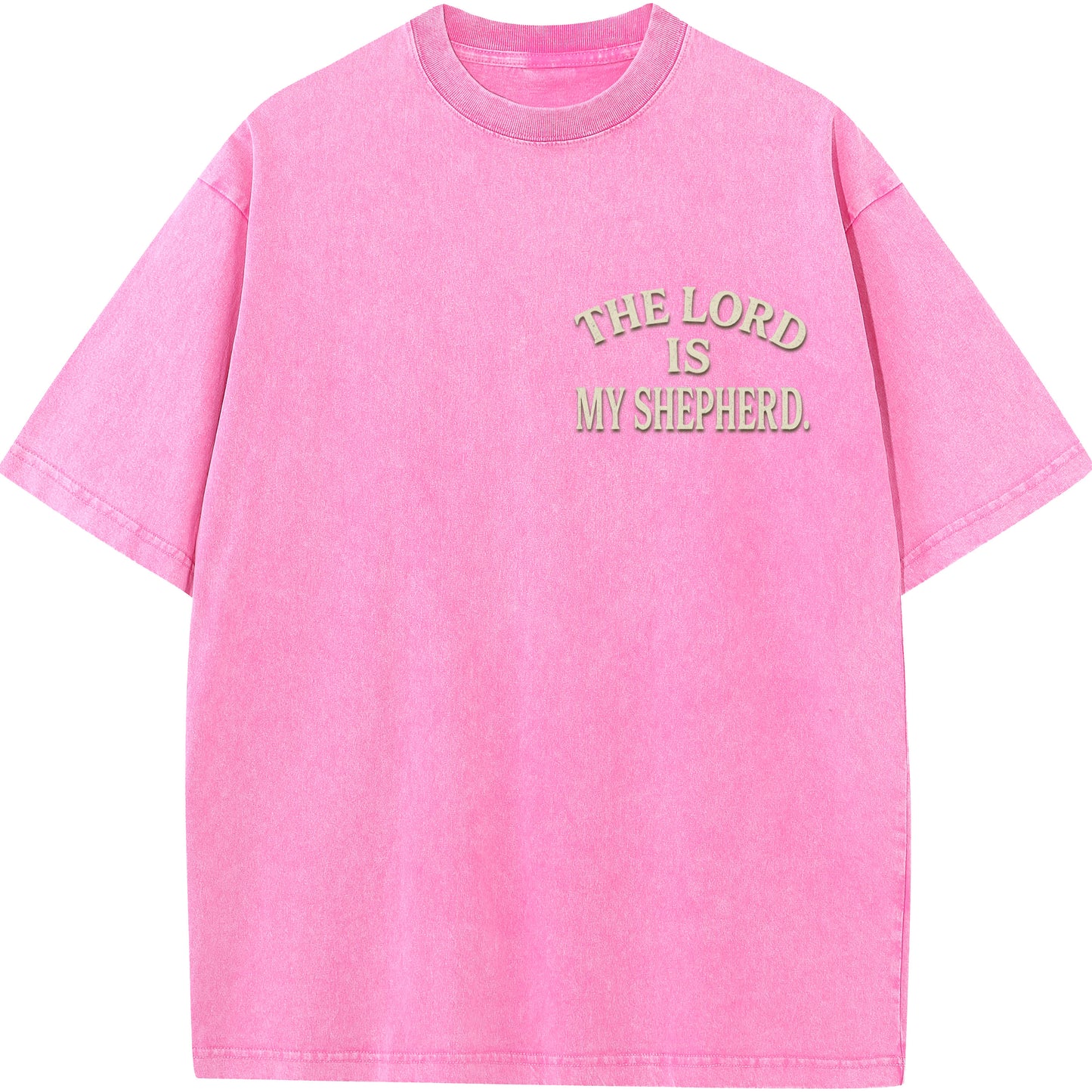 "The Lord Is My Shepherd" Vintage Psalm 23 Christian Tee