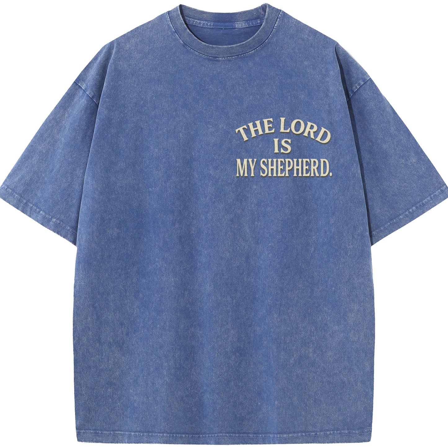 "The Lord Is My Shepherd" Vintage Psalm 23 Christian Tee