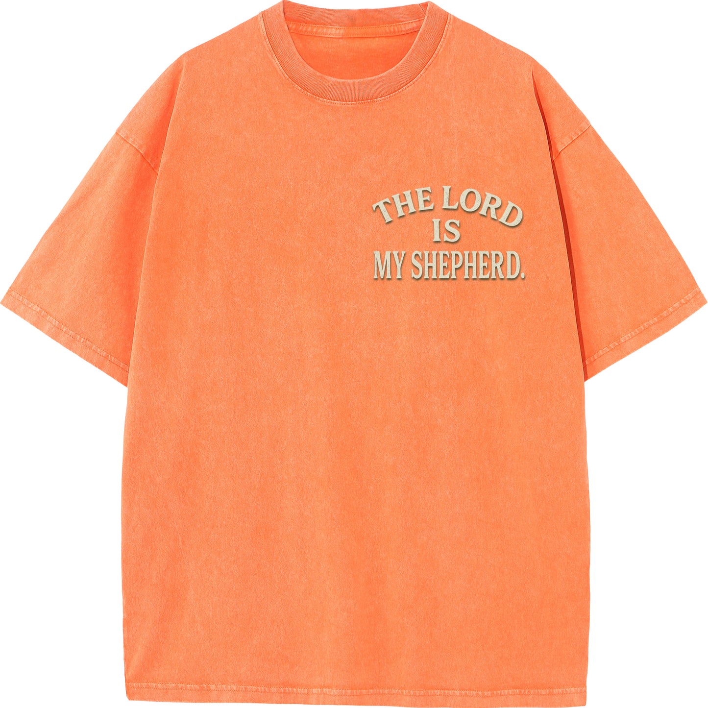 "The Lord Is My Shepherd" Vintage Psalm 23 Christian Tee