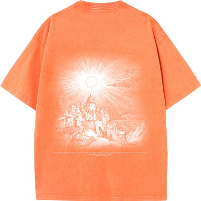 🌞 Enchanted Sunlit Village Tee - Illuminate Your Style 🌞