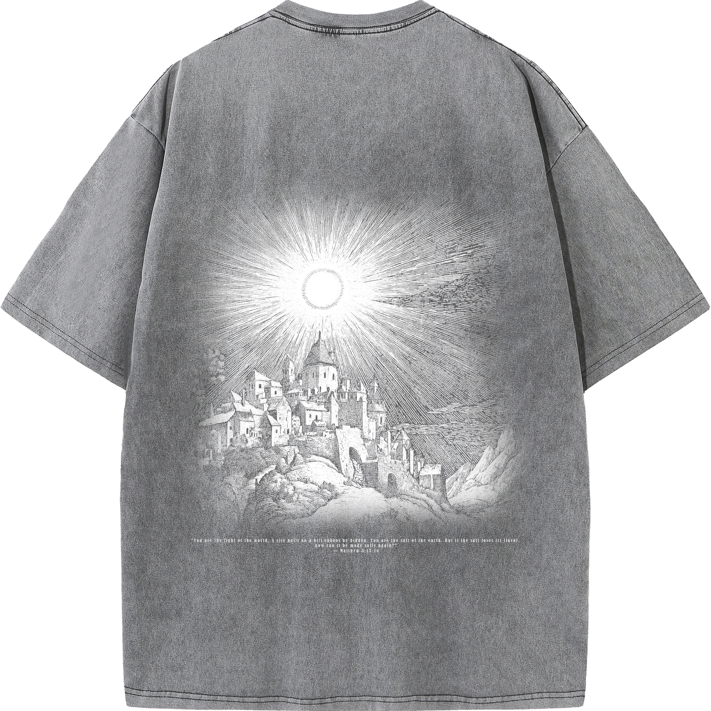 🌞 Enchanted Sunlit Village Tee - Illuminate Your Style 🌞
