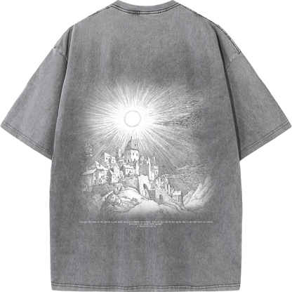 🌞 Enchanted Sunlit Village Tee - Illuminate Your Style 🌞