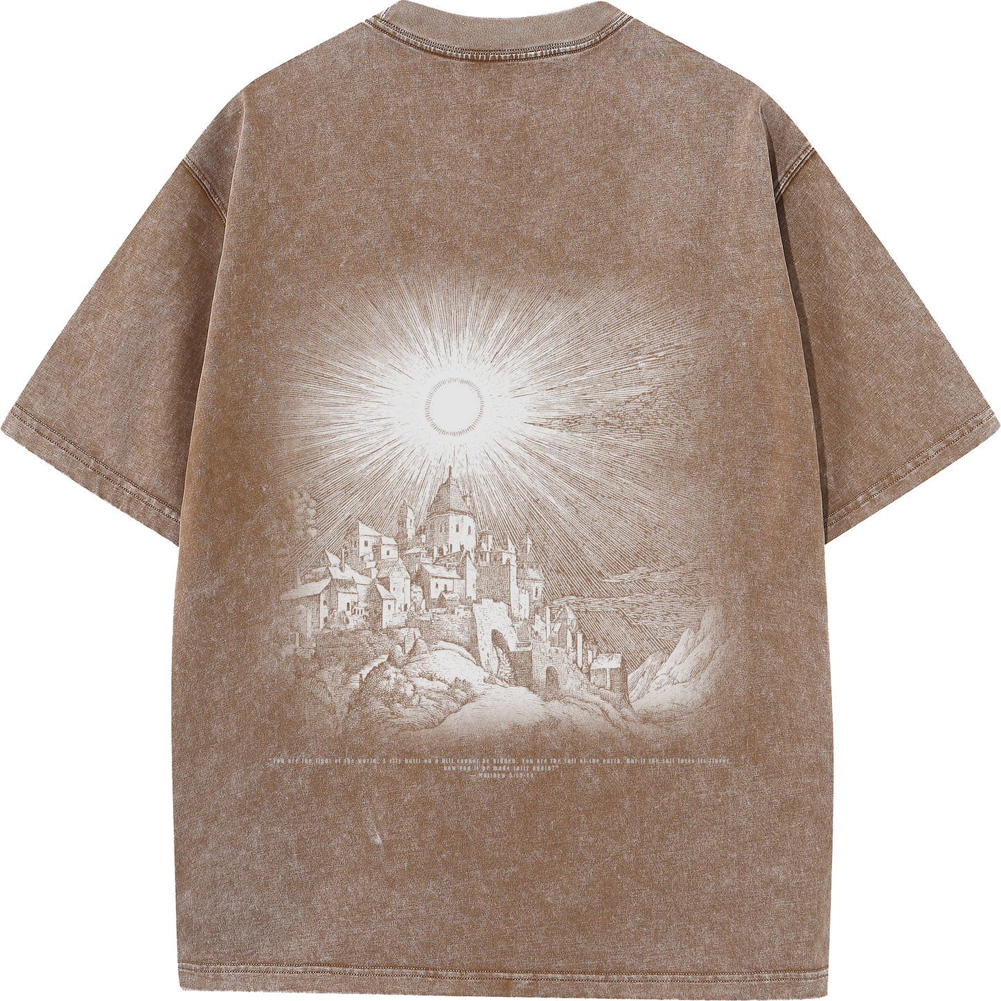 🌞 Enchanted Sunlit Village Tee - Illuminate Your Style 🌞