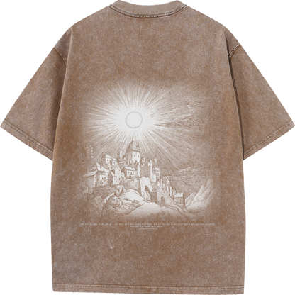 🌞 Enchanted Sunlit Village Tee - Illuminate Your Style 🌞