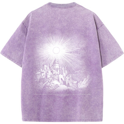 🌞 Enchanted Sunlit Village Tee - Illuminate Your Style 🌞