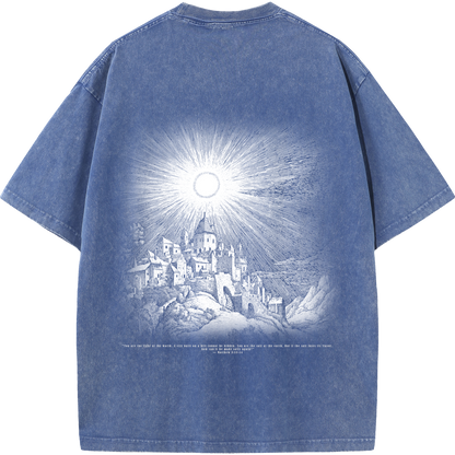 🌞 Enchanted Sunlit Village Tee - Illuminate Your Style 🌞