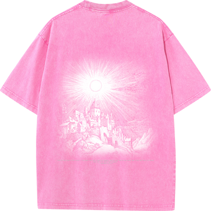 🌞 Enchanted Sunlit Village Tee - Illuminate Your Style 🌞