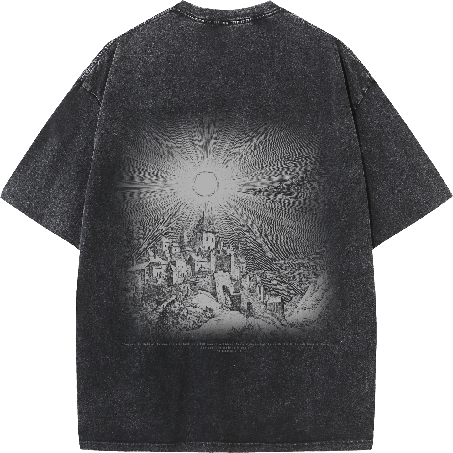 🌞 Enchanted Sunlit Village Tee - Illuminate Your Style 🌞