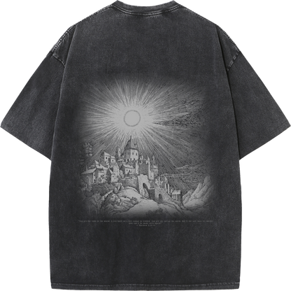 🌞 Enchanted Sunlit Village Tee - Illuminate Your Style 🌞