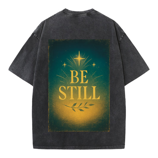 🌟 Serenity Star "Be Still" T-Shirt - Find Your Inner Peace 🌟