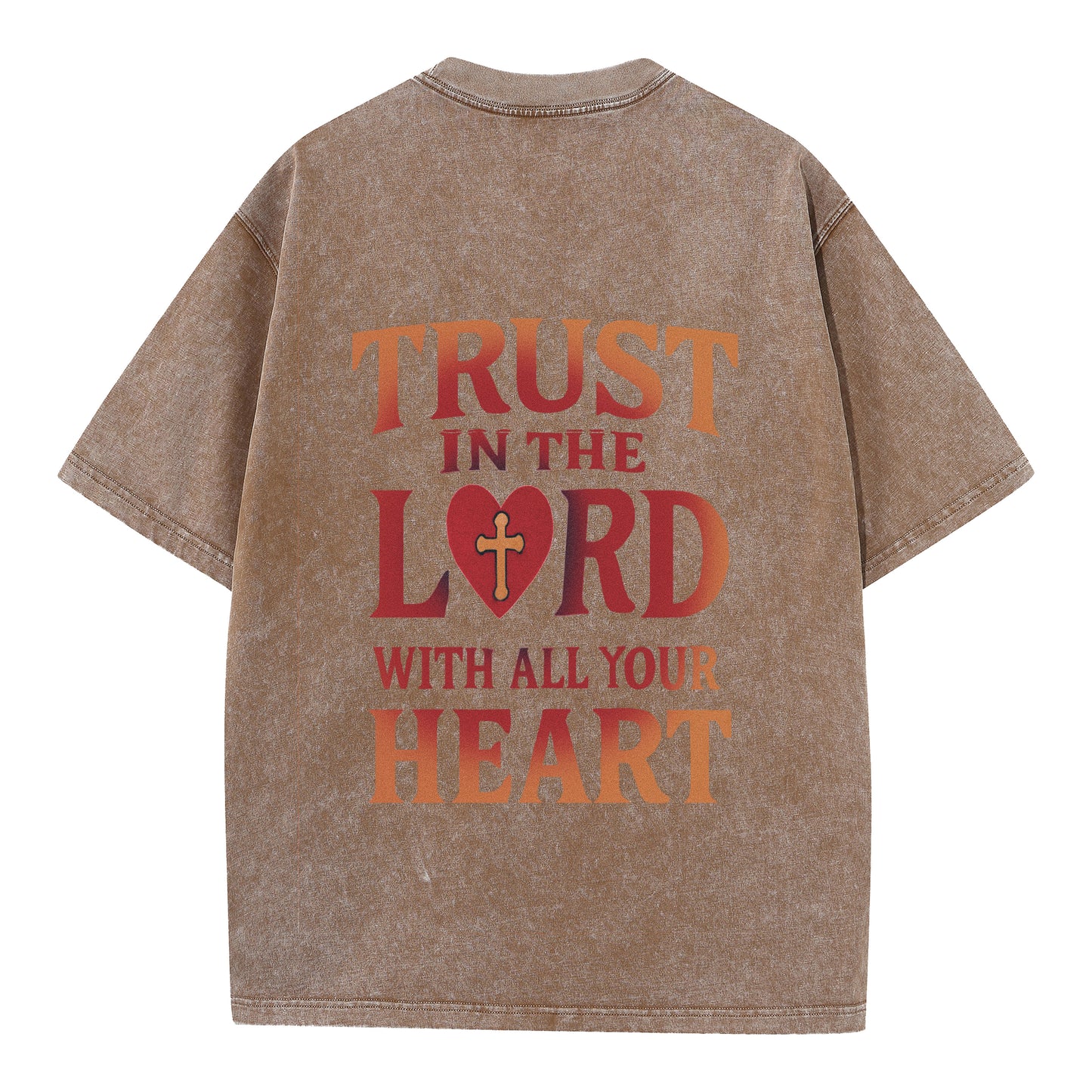 ✨ Trust in the Lord Heartfelt T-Shirt - Wear Your Faith Boldly ✨