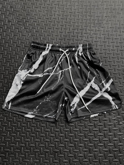 Blavra Unisex Stylish Graphic Casual Street Mesh Shorts
