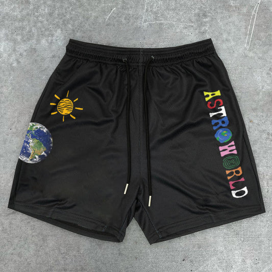 Blavra Fashion Pattern Retro Trend Shorts - Blavra