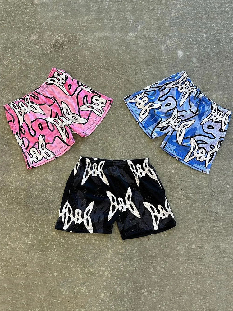 Blavra Street 888 Camouflage Mesh Shorts