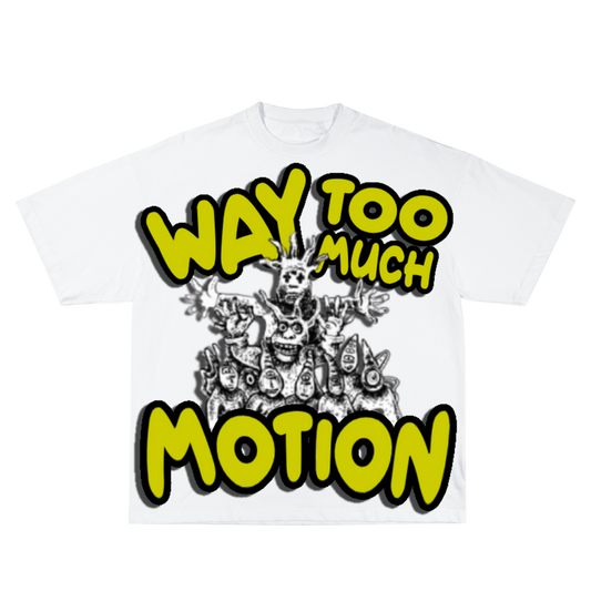 Vintage Why Too Much Motion Graphic Cotton Short Sleeve T-Shirt - Blavra