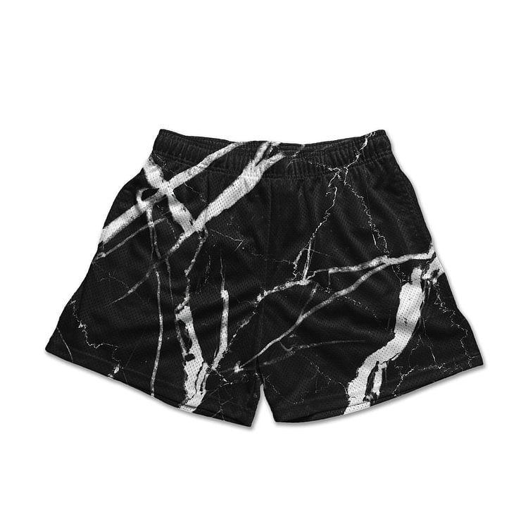 Blavra Unisex Stylish Graphic Casual Street Mesh Shorts