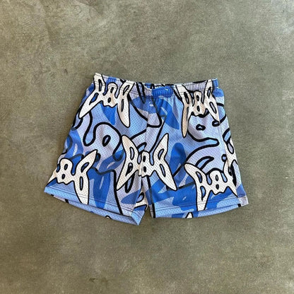 Blavra Street 888 Camouflage Mesh Shorts