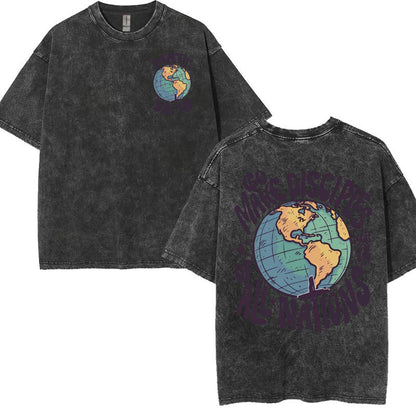 Christian Graphic T-Shirt Collection – Vintage Washed Oversized Faith Tees