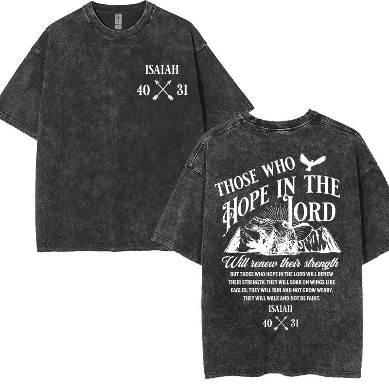 Christian Graphic T-Shirt Collection – Vintage Washed Oversized Faith Tees